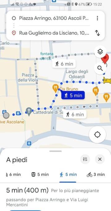 Апартаменты Charme In Centro With Private Parking Асколи-Пичено Экстерьер фото